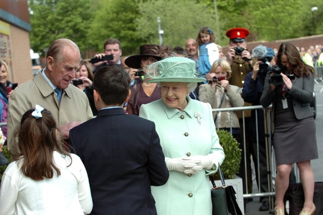 ROYAL VISIT TURF MOOR 2012: The Queen and Duke of Edinburgh visit Turf Moor in Burnley.
Photo Ben Parsons