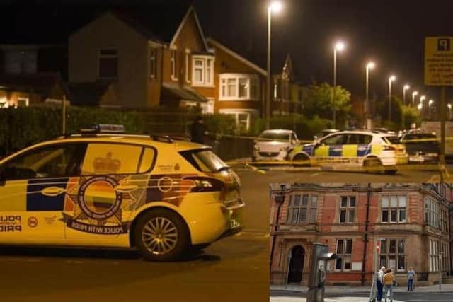 Police at the scene of murder at West Park Drive, Blackpool (Picture: Dave Nelson)