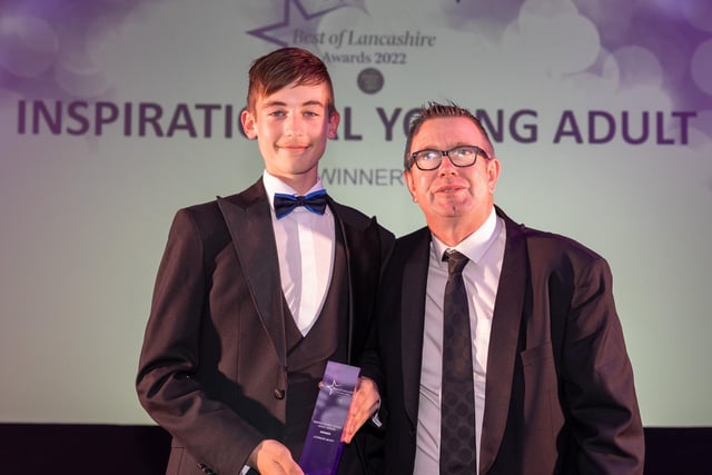 Inspirational Young Adult winner Connor Heath