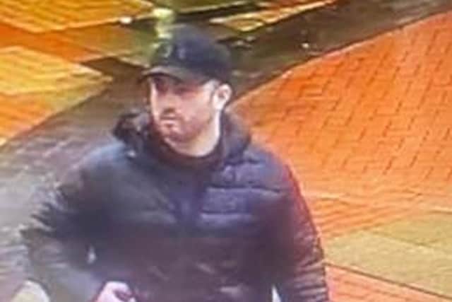 Police have released this new image of a man they want to speak to in connection to the rape of a 17-year-old girl in Burnley.