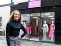 Olivia Robson outside her new store in Burnley Town Centre LivsLuxe Boutique. Photo: Kelvin Stuttard