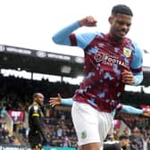 Burnley's Lyle Foster celebrates scoring his side's third goal 

The EFL Sky Bet Championship - Burnley v Wigan Athletic - Saturday 11th March 2023 - Turf Moor - Burnley