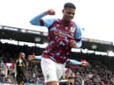 Burnley's Lyle Foster celebrates scoring his side's third goal 

The EFL Sky Bet Championship - Burnley v Wigan Athletic - Saturday 11th March 2023 - Turf Moor - Burnley