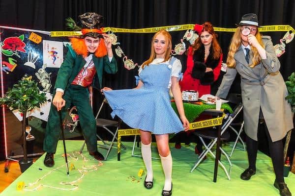 Year six pupils had the chance to explore Alice in Wonderland, solve Maths logic puzzles and look at explosive science reactions at Burnley’s Blessed Trinity RC College’s open evening.