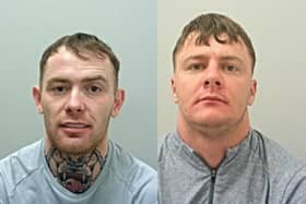 Police want to speak to these men as part of an investigation into the supply of Class A and B drugs in Burnley