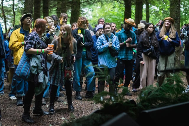 People enjoying Seek Out Festival 2023 in Gisburn Forest. Credit: Derren Lee-Poole