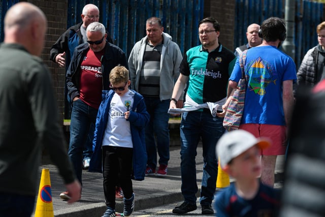 Fan photos before Burnley v Aston Villa at Turf Moor. Photo: Kelvin Stuttard