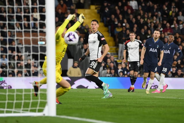Lukic scored Fulham's second goal during their 3-0 win against Tottenham.