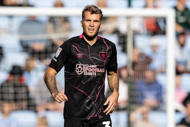 Burnley's Jordan Beyer looks on 

The EFL Sky Bet Championship  - Coventry City v Burnley- Saturday 8th October 2022 - Coventry Building Society Arena - Coventry