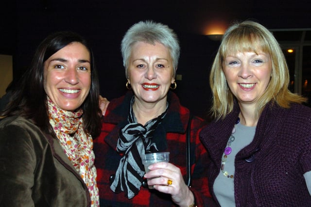 Having a fun night out were Liz Rawson, Linda Whitehead and Elaine Bibby