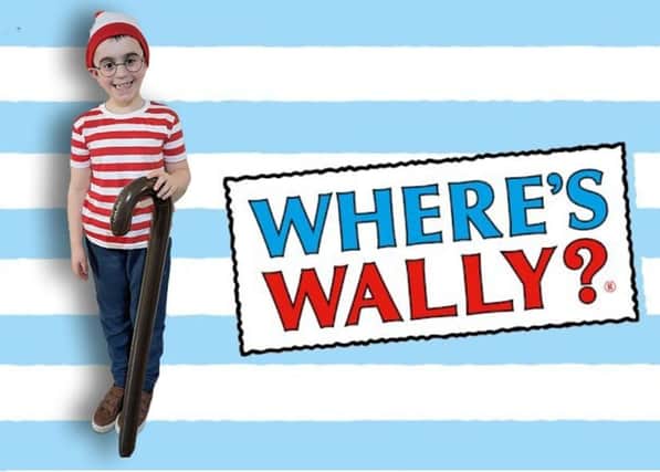 Harvey, 7, as Wally.