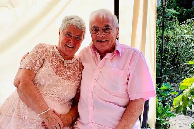 Sylvia and Jim Woodward have been married for 65 years.