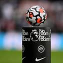 Nike Strike Aerowsculpt Official Premier League match ball. (Photo by Stu Forster/Getty Images)