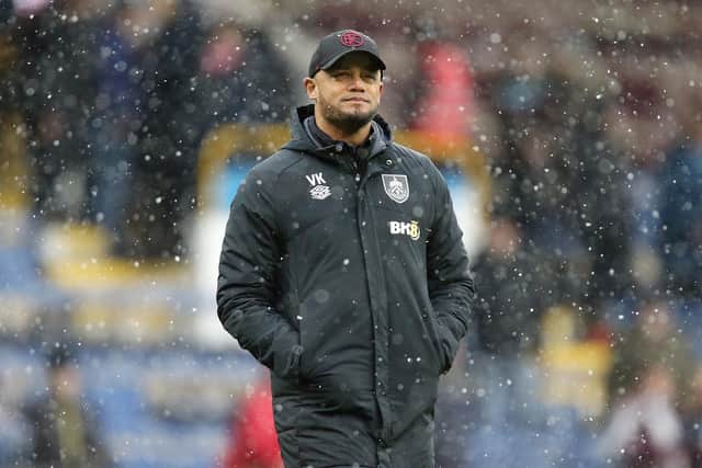 Burnley manager Vincent Kompany strides towards the dressing room at the final whistle

The EFL Sky Bet Championship - Burnley v Wigan Athletic - Saturday 11th March 2023 - Turf Moor - Burnley