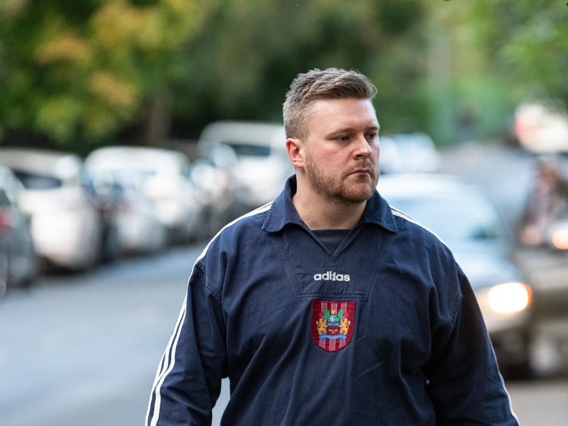 Burnley fans arrive at the Peninsula Stadium for the Carabao Cup tie with Salford City. Photo: Kelvin Lister-Stuttard