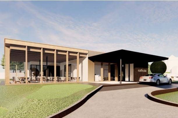 This is an artist's impression of how the new pavillion restaurant could look. Image by 3D Reid.