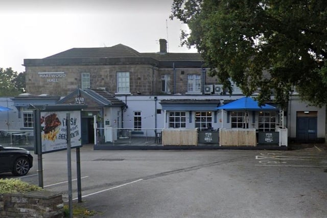 Hartwood Hall Pub & Grill on Preston Road, Chorley, has a rating of 4.1 out of 5 from 1,400 Google reviews
