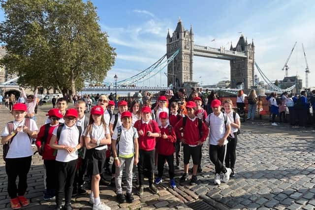 A trip to London was thoroughly enjoyed by a group of excited youngsters from Earby Springfield Primary School.