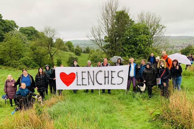 Residents at the Lenches in Colne