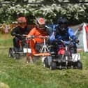 The North West Lawn Mower Racing Association stages a race meeting weekend in Kirkham to raise money for Ukraine