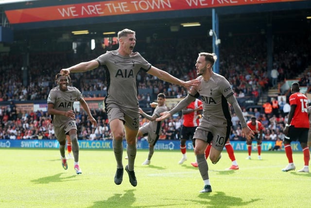 Spurs are the surprise early leaders under new boss Ange Postecoglu.
