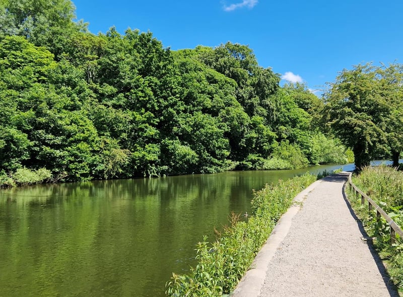 A walk around the lake at Yarrow Valley Country Park takes around 20 minutes to half an hour. Take in the wildlife and stop for a hot drink at the cafe at the end of your stroll