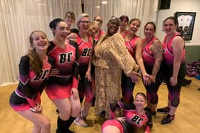 Students at Basically Cheer and Fitness loved performing for the star of TV’s Great British Menu, Andi Oliver, when she visited their studios in Plumbe Street as part of a filming project she was involved with for the BBC