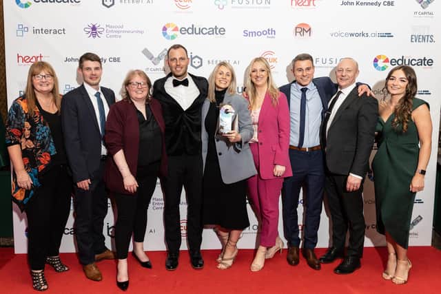 Burnley College at the Educate North awards
