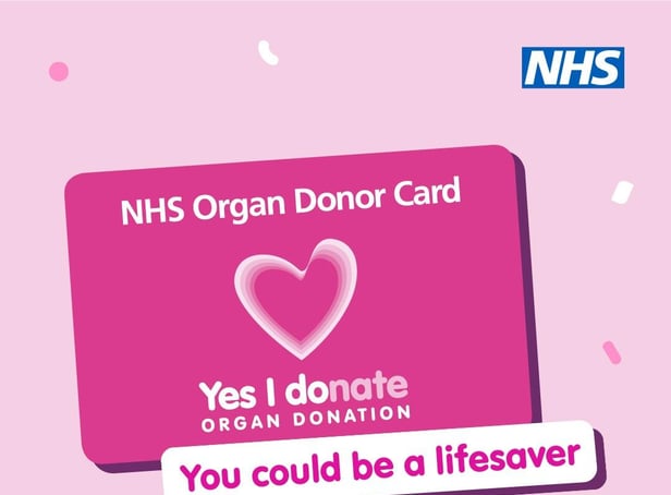 Image of a NHS Organ Donor Card.