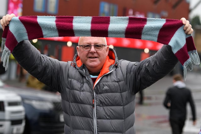 Burnley fans arrive at Turf Moor ahead of the Championship fixture with Reading.
