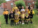 Pupils at St Mary Magdalene's RC Primary School in Burnley dressed up for World Bee Day