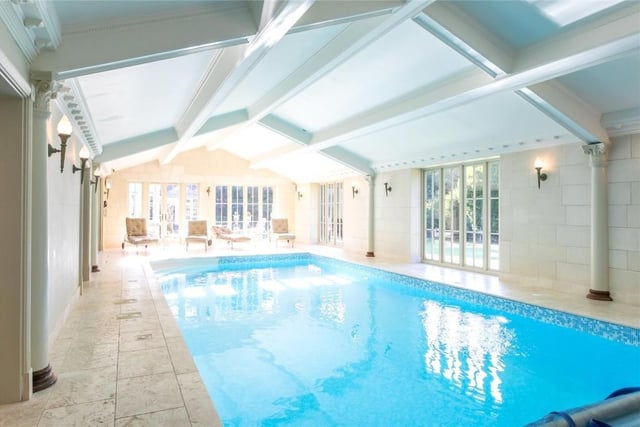 The property's swimming pool