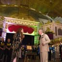 Photo Neil Cross;  Prince of Wales visit to Morecambe Winter Gardens