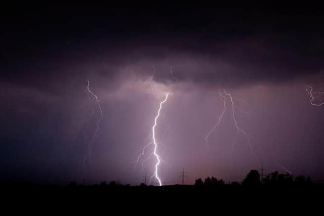 Thunderstorms and heavy showers are expected to develop across large swathes of Lancashire
