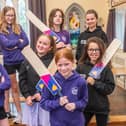 The year five and six girls from St Mary's Primary School, Osbaldeston,who won the Hyndburn and Ribble Valley Cricket tournament and qualified for the Lancashire Dynamo Cricket County Finals at Ormskirk.