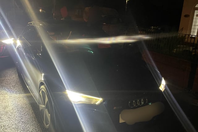 The driver of this Audi RS3 "decided to use the streets of Preston as a racetrack" according to police officers.
They were given a section 59 warning - the second for this driver in as many months.