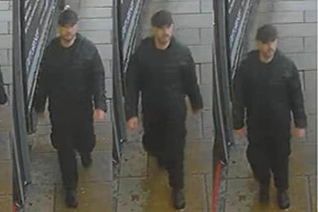 Police are hunting this man after a serious sexual assault in Burnley