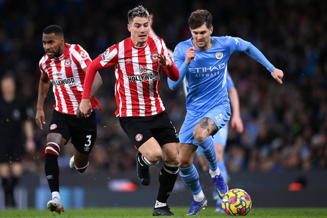 Brentford's Spanish defender had the worst pass accuracy percentage in his own half of all outfield players in the Premier League. He might have contributed to five goals in total for the Bees, but he boasted a miserly 69.4% pass success rate in his own half, and was sent off on the final day of the season.