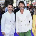 (L-R) Gary Barlow, Howard Donald and Mark Owen attend Take That's "Greatest Days" World Premiere in June 2023. (Photo by Gareth Cattermole/Getty Images)