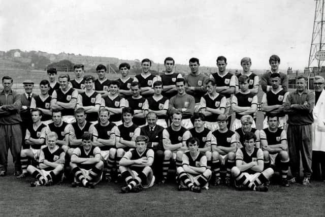 Burnley Football Club squad, pictured in 1963