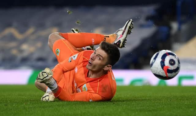 Burnley goalkeeper Nick Pope. (Photo by Gareth Copley/Getty Images)