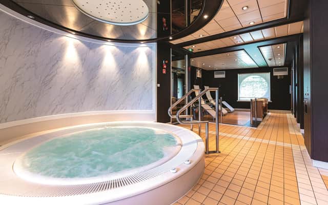 Enjoy a sauna or a jacuzzi dip in the TUI Maya Wellness Spa.