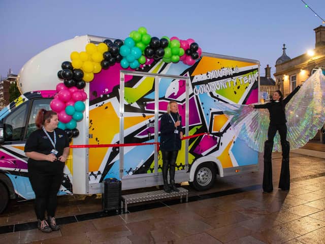 Launch night of Participation Works' new youth and community van in Burnley.