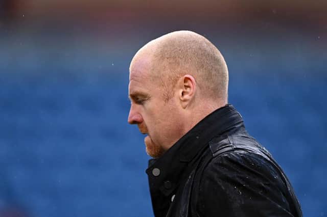 Sean Dyche, Manager of Burnley. (Photo by Laurence Griffiths/Getty Images)