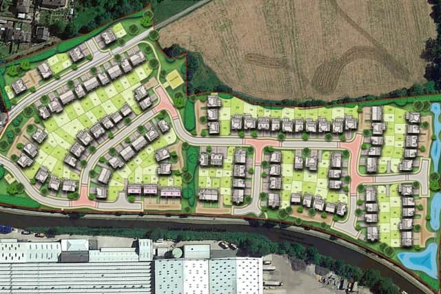 Plans for the Seddon Homes site in Barnoldswick
