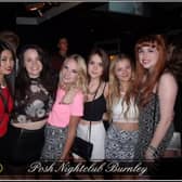 This photo of Rebecca Ward (fourth from left) with her friends celebrating her 19th birthday i 2014 at the former Posh nightclub in Burnley sparked some real memories for the pals who are still close today