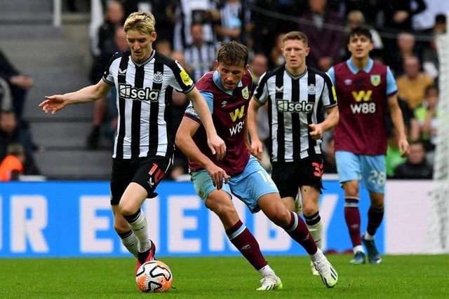 Took too long on the ball, which resulted in Newcastle regaining possession in the centre of the park. Lackadaisical.