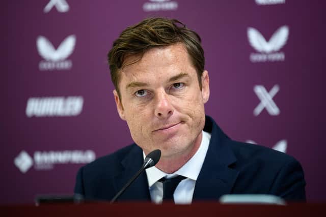 Scott Parker following the defeat to Brighton at Turf Moor. Photo: Kelvin Lister-Stuttard