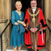 The new Mayor and Mayoress of Pendle, Councillor Brian Newman and his wife Lynne