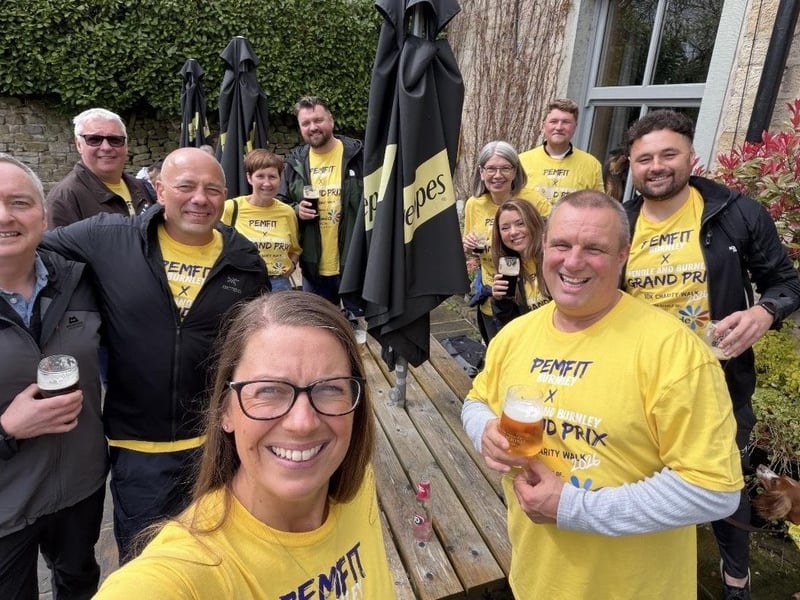 Cheers to the start of the walk